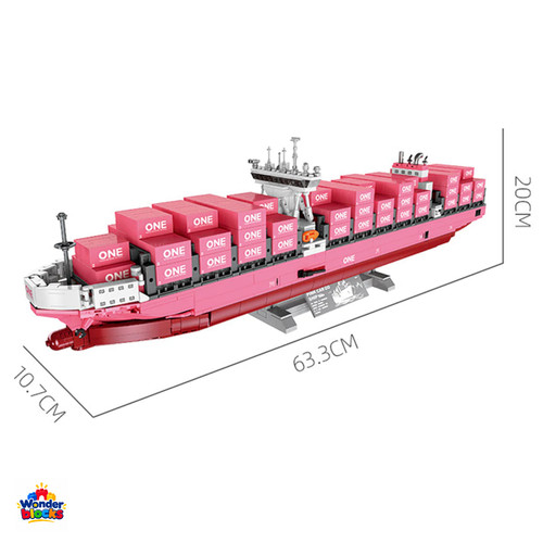 Nuovo rosa nave carico - da,