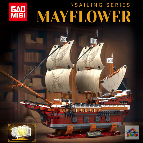 Nuova vela mayflower con luce - vela,