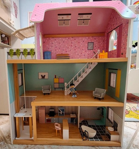 Casa delle bambole legno - delle, in
