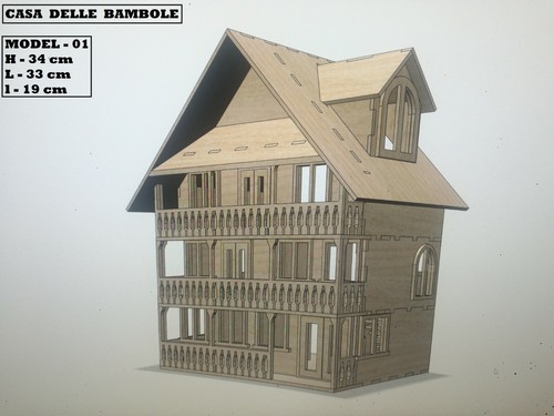 Casa delle bambole kit - delle,